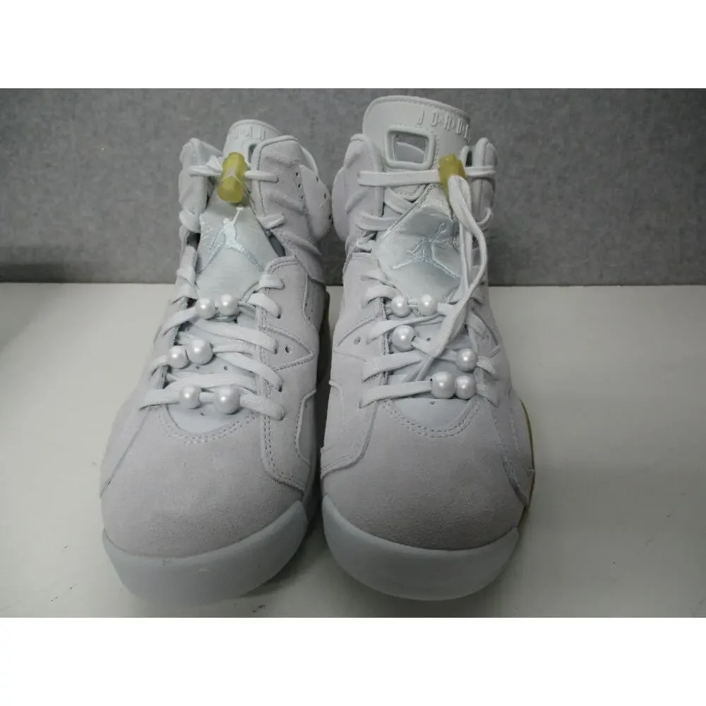 Nike Air Jordan 6 Retro Paris Olympics Platinum Glacier Shoes Blue Womens Sz 9